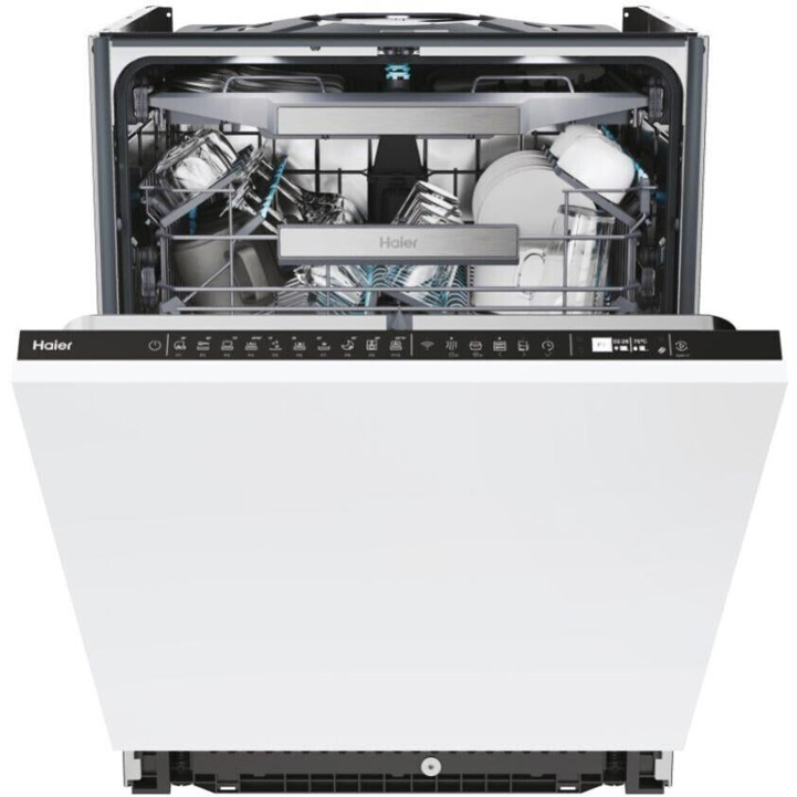 Haier Einbaugeschirrspüler (vollintegrierbar - 14 Maßgedecke - Besteckschublade - 44 dB) - XI4A4M4PB
