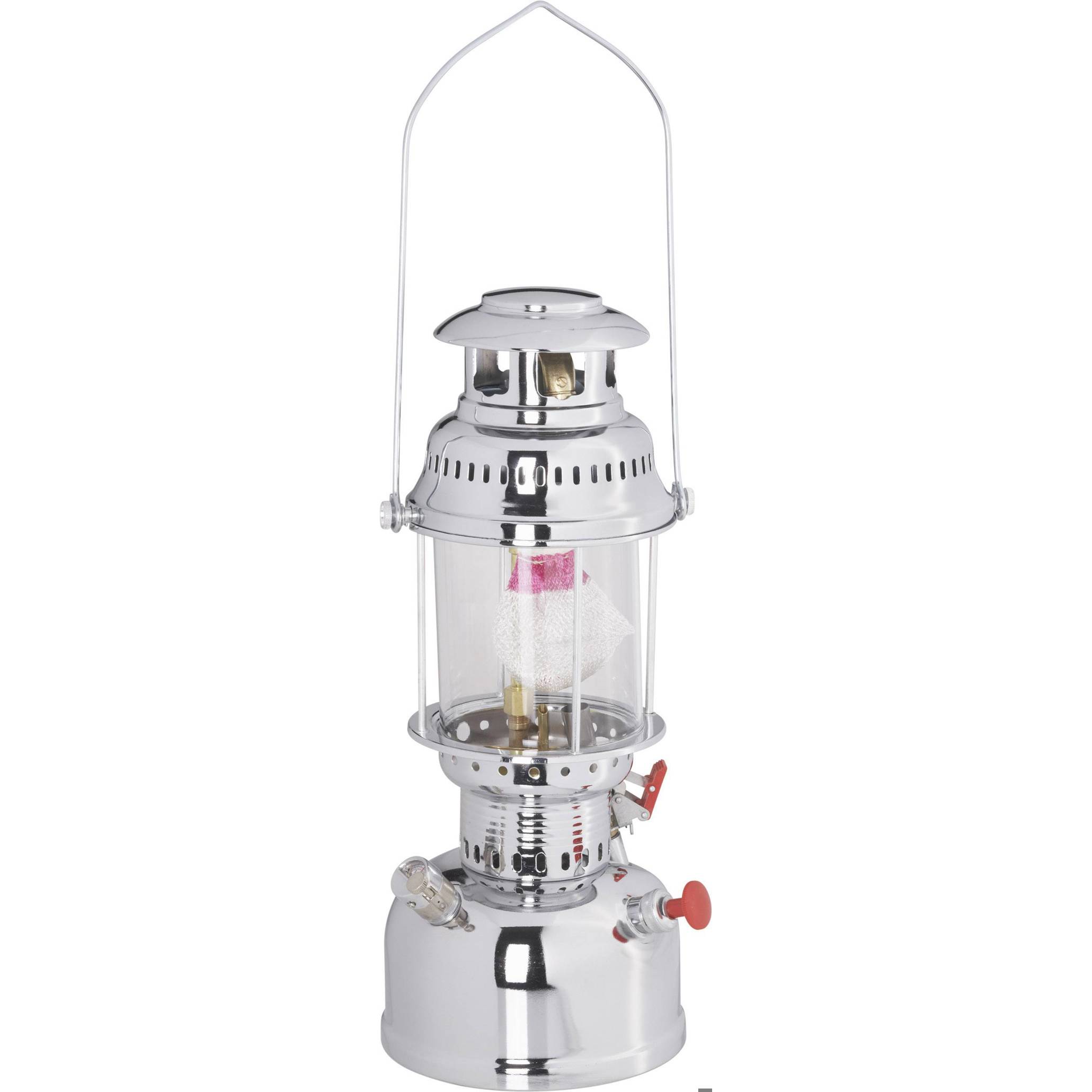 Brüder Mannesmann Petroleumlampe - Stahl Chrom (Ø x H 165 mm x 420 mm) M 3068-500