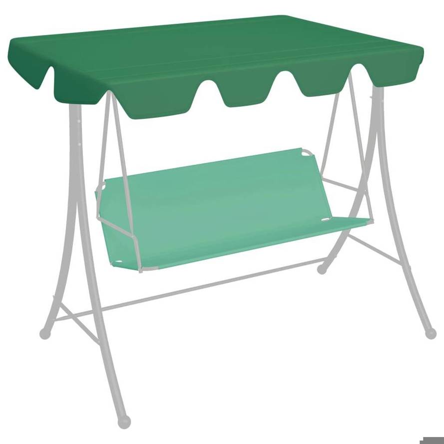 Haba Ersatzdach - Hollywoodschaukel (Grün 150/130x70/105 cm)