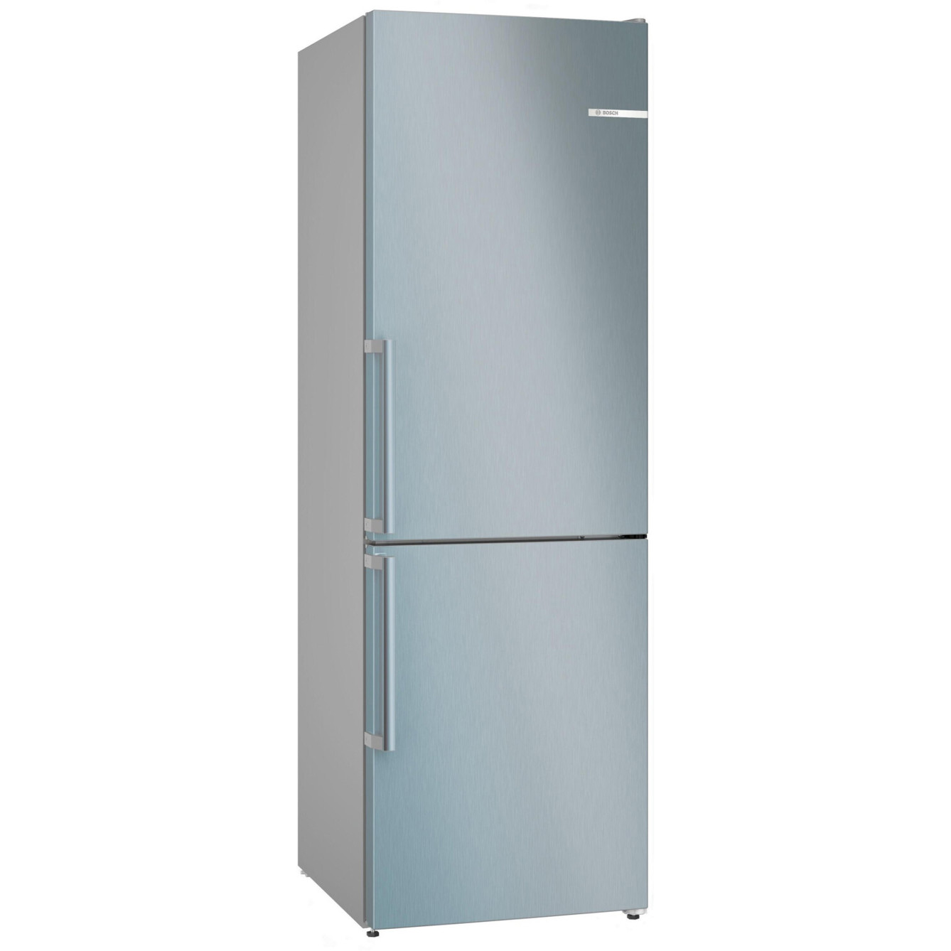 Bosch Kühlschrank (grau, freistehend, No-Frost, LED, 2-türig, 321 Liter, 186 cm Höhe) - KGN36VLDT